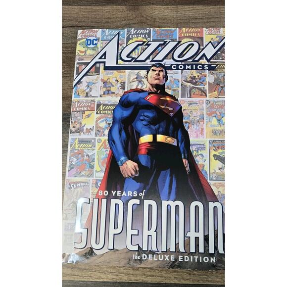 Action Comics 80 Years of Superman Deluxe Edition Hardcover DC Comics Pre Owned - Picture 1 of 8